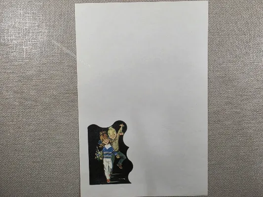 Papel de carta Menininhas - 2841