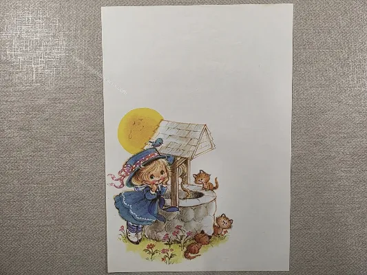 Papel de carta Menininhas - 2847