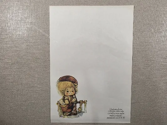 Papel de carta Menininhas - 2851