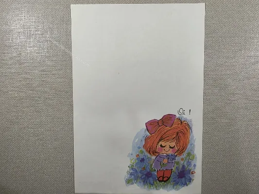 Papel de carta Menininhas - 2853