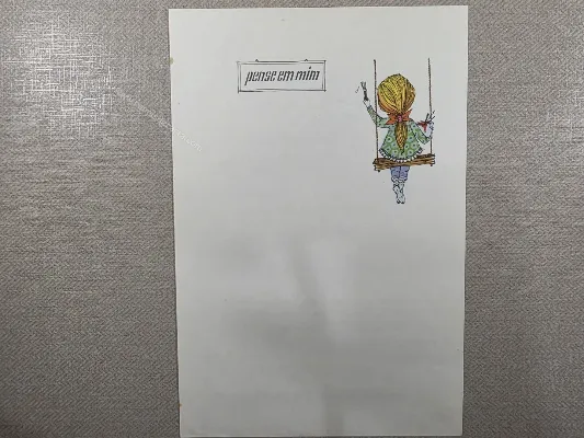 Papel de carta Menininhas - 2854
