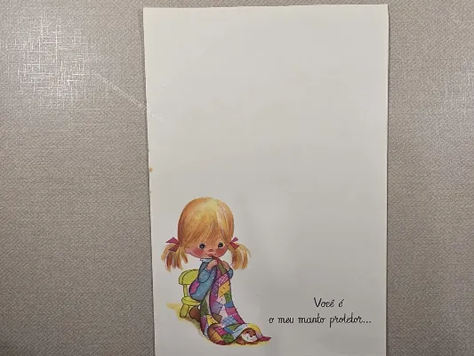 Papel de carta Menininhas - 2856