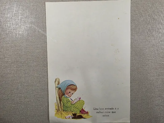 Papel de carta Menininhas - 2859