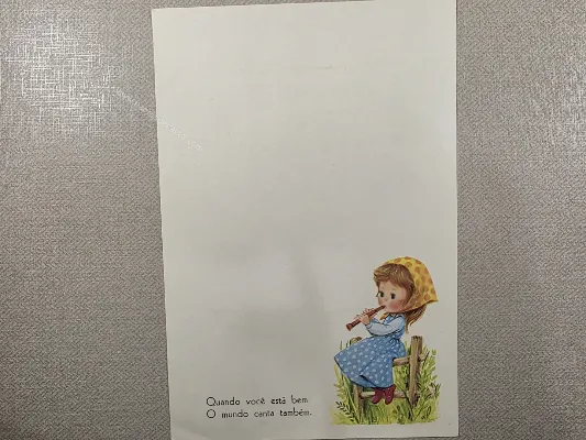 Papel de carta Menininhas - 2860