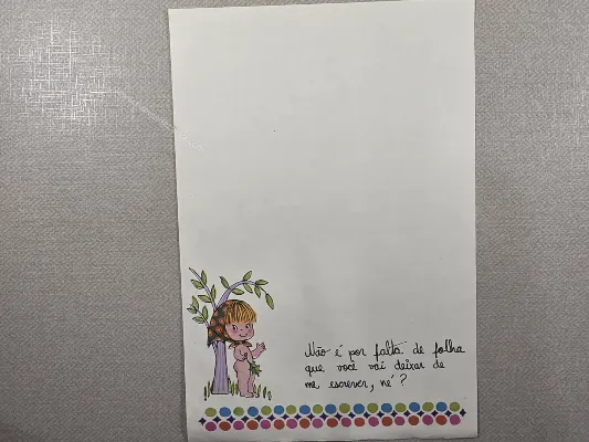 Papel de carta Menininhas - 2865
