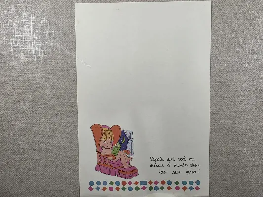 Papel de carta Menininhas - 2866