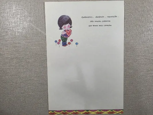 Papel de carta Menininhas - 2868