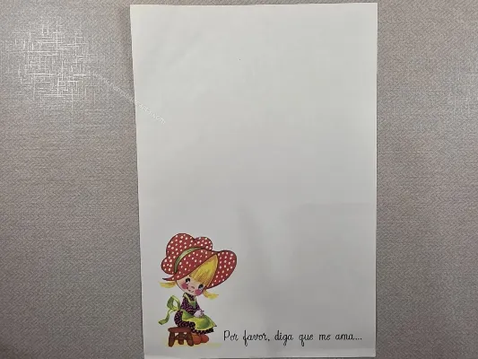 Papel de carta Menininhas - 2873
