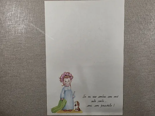Papel de carta Menininhas - 2874