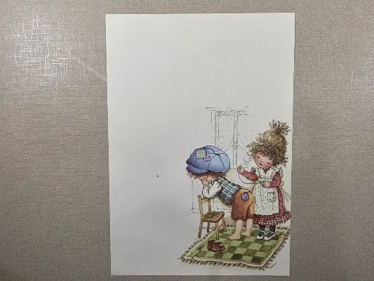 Papel de carta Menininhas - 2880