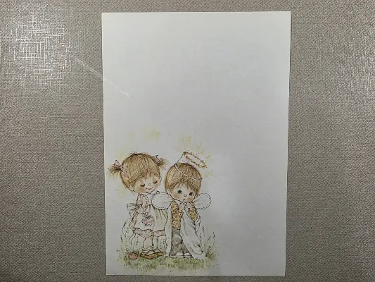 Papel de carta Menininhas - 2884
