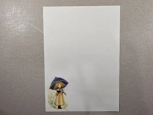 Papel de carta Menininhas - 2885