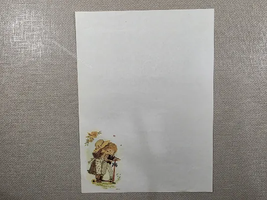 Papel de carta Menininhas - 2888