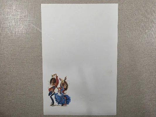 Papel de carta Menininhas - 2891