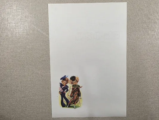 Papel de carta Menininhas - 2892