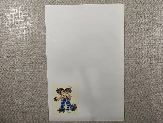 Papel de carta Menininhas - 2894