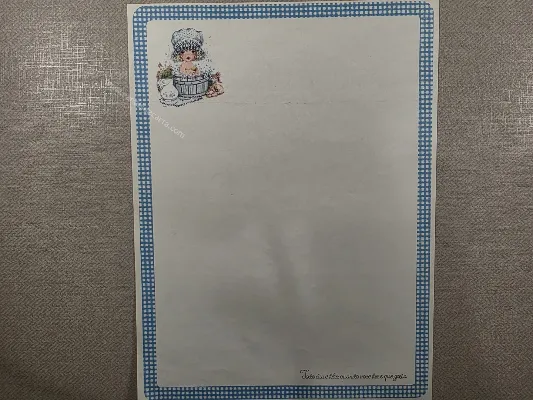 Papel de carta Menininhas - 2897