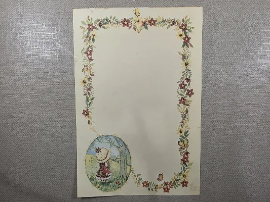 Papel de carta Menininhas - 2901