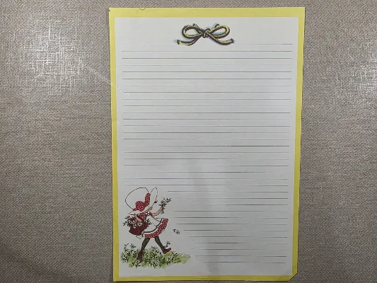 Papel de carta Menininhas - 2902