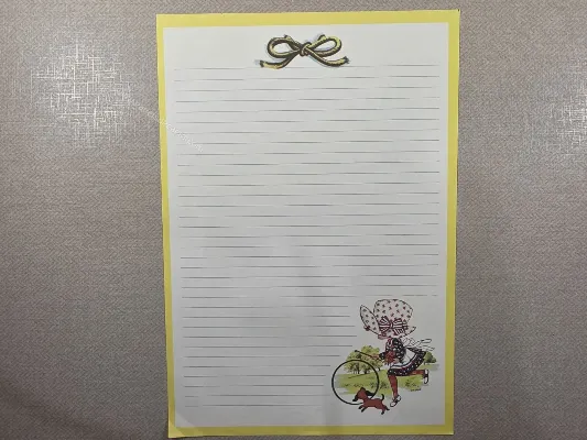 Papel de carta Menininhas - 2903