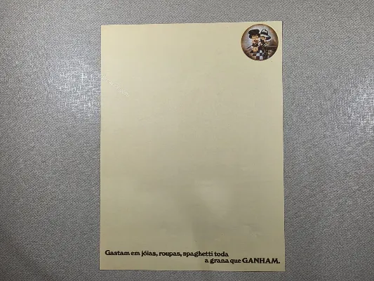 Papel de carta antigo - Coleção Os Intocáveis - 18