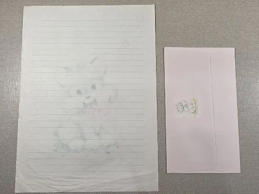 Conjunto de papel de carta antigo - 1132