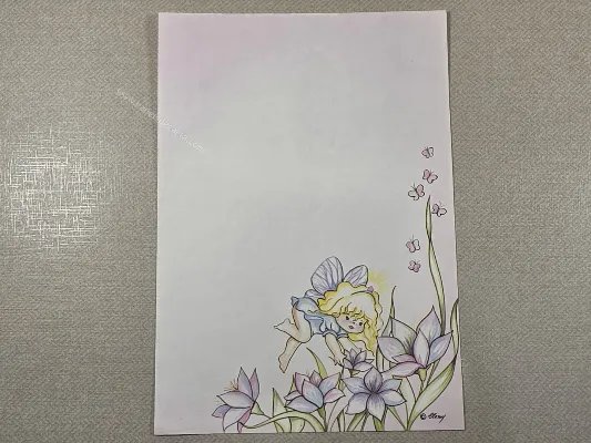 Papel de carta antigo - Coleção Cleny 