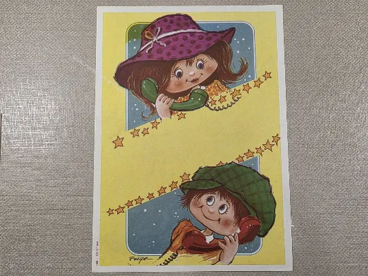 Papel de carta médio Cristina - Borda Branca - 056