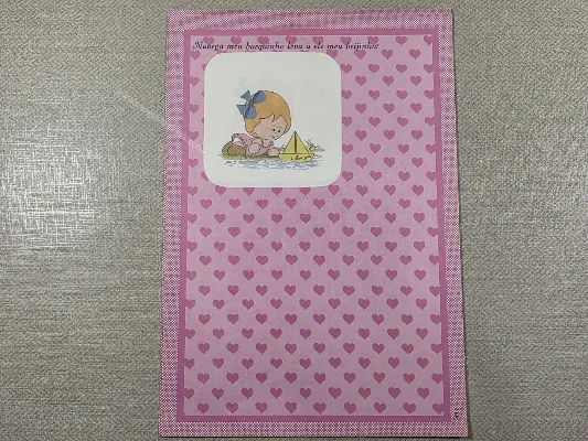 Papel de carta Menininhas - 2935