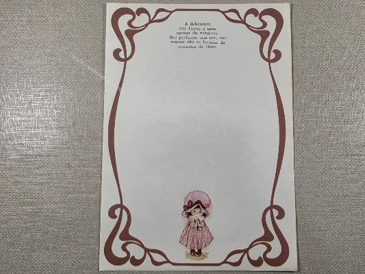 Papel de carta Menininhas - 2936