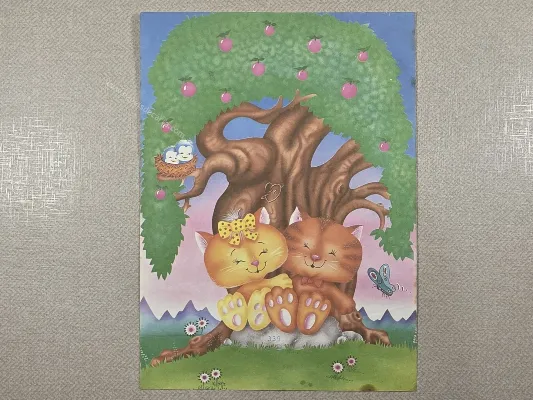 Papel de carta antigo - Bichinhos - 4357