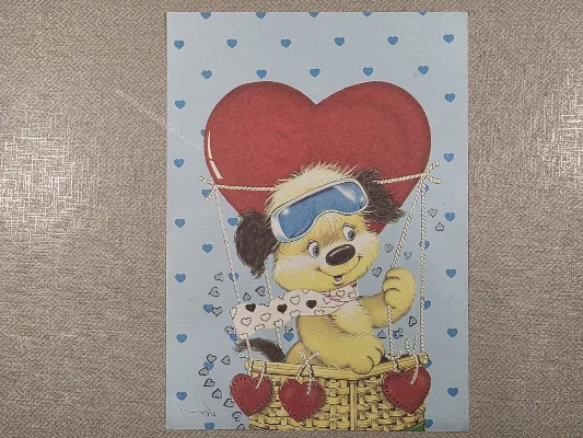 Papel de carta antigo - Bichinhos - 4404