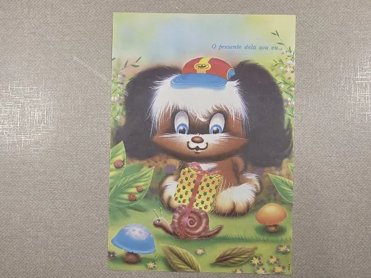 Papel de carta antigo - Bichinhos - 4470