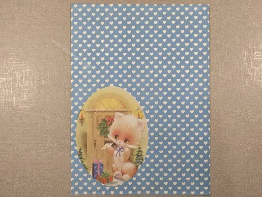Papel de carta antigo - Bichinhos - 4523